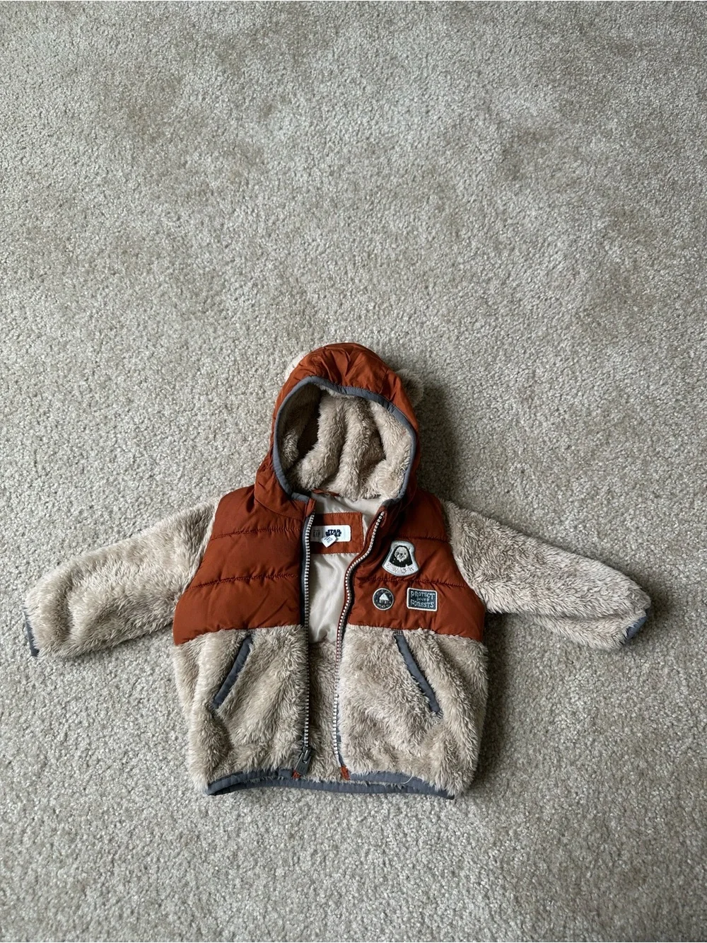 Baby Gap × Star Wars Cozy Sherpa Hooded Puffer Jacket, Fall & Winter